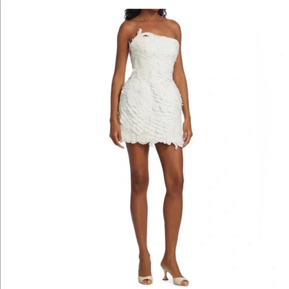Tama Filigree-Embellished Minidress